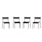 Flash Furniture Black All-Weather Armless Steel Dining Chair, 4PK 4-XU-CH-10318-BK-GG - alternate 6